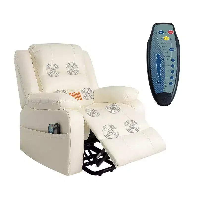 Premium Studded Power Lift Recliner Chair