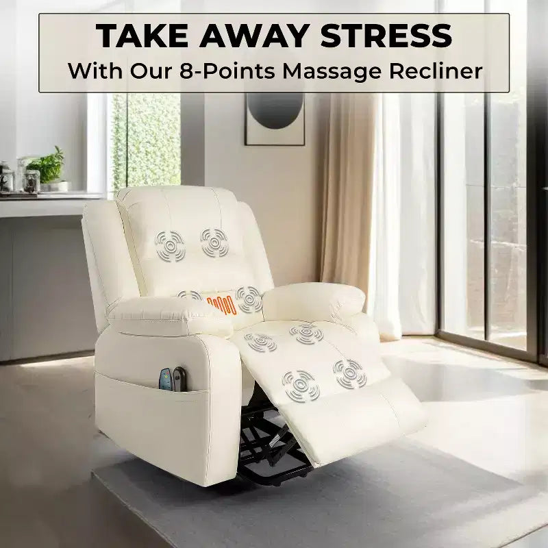 Premium Studded Power Lift Recliner Chair