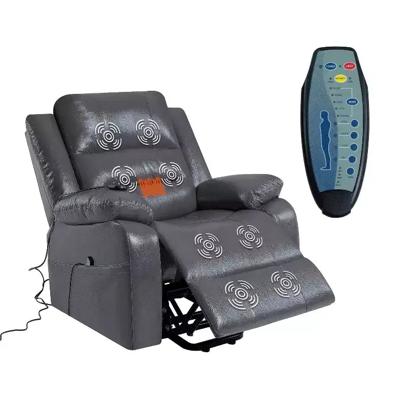 Premium Studded Power Lift Recliner Chair