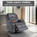 Premium Studded Power Lift Recliner Chair