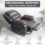 Premium Studded Power Lift Recliner Chair