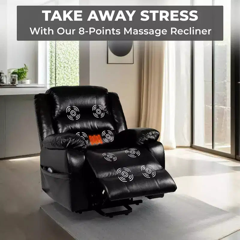 Premium Studded Power Lift Recliner Chair