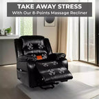 Premium Studded Power Lift Recliner Chair