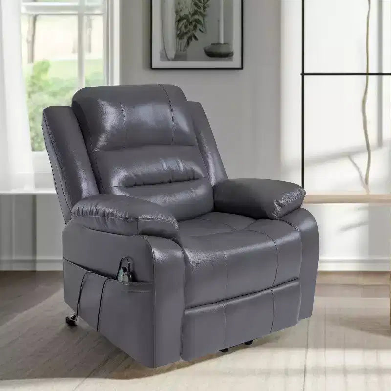 Premium Studded Power Lift Recliner Chair