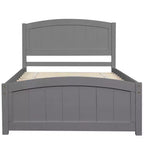 Twin Size Platform Bed with Sturdy Pinewood Frame and Legs