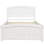 Twin Size Platform Bed with Sturdy Pinewood Frame and Legs