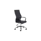 Black Faux Leather Adjustable Office Chair