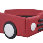 Morden Design Twin Size Race Car-Shaped Platform Bed with Wheels