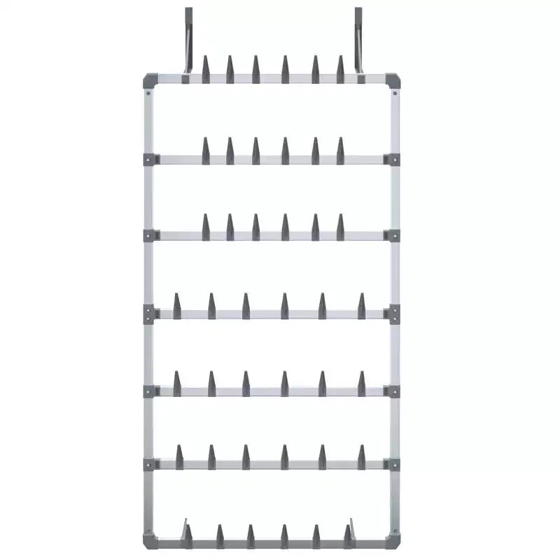 Hanging Shoe Rack Silver 26x5.1x54.7