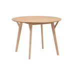 42IN Modern Space-Saving Dining Room Table for 2-4 Person, Round Table, Kitchen Table for Living Room, Dining Room