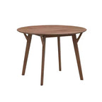 42IN Modern Space-Saving Dining Room Table for 2-4 Person, Round Table, Kitchen Table for Living Room, Dining Room