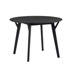 42IN Modern Space-Saving Dining Room Table for 2-4 Person, Round Table, Kitchen Table for Living Room, Dining Room