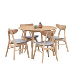 42IN Modern Space-Saving Dining Room Table for 2-4 Person, Round Table, Kitchen Table for Living Room, Dining Room