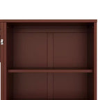 Queen Foldable Platform Bed & Murphy Bed with Height Adjustable Storage Compartments