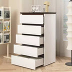 24 Modern Wooden Storage Dresser with 5 Drawers