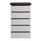 24 Modern Wooden Storage Dresser with 5 Drawers