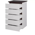 24 Modern Wooden Storage Dresser with 5 Drawers