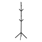 Freestanding Coat Rack with 8 Hooks, Contemporary Hall Tree with Metal Frame, Entryway Storage for Living Room, Bedroom, Black