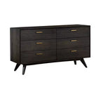 6 Drawer Mid-Century Modern Dresser