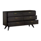 6 Drawer Mid-Century Modern Dresser