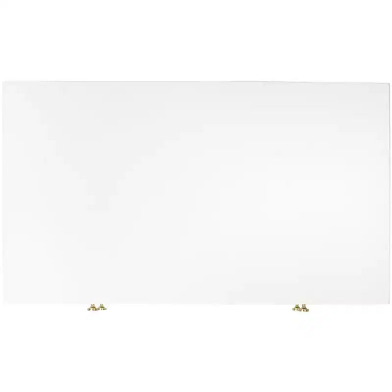2 Drawer Nightstand, White/Gold