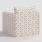 Slouchy Lounge Chair with French Seams