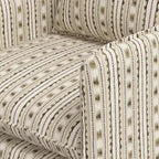 Slouchy Lounge Chair with French Seams
