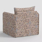 Slouchy Lounge Chair with French Seams