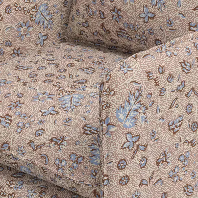 Slouchy Lounge Chair with French Seams