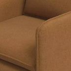Slouchy Lounge Chair with French Seams