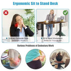 48'' Electric Standing Desk Height Adjustable w/ Control Panel & USB Port Rustic/Walnut