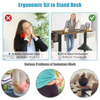 48'' Electric Standing Desk Height Adjustable w/ Control Panel & USB Port Rustic/Walnut