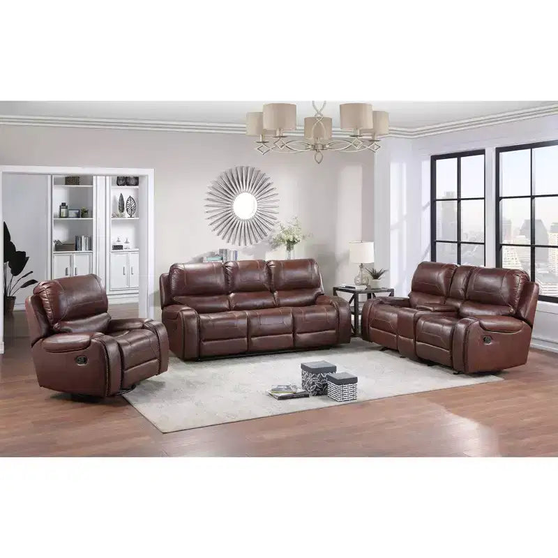Manual Glider Recliner Loveseat