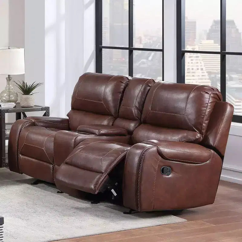 Manual Glider Recliner Loveseat
