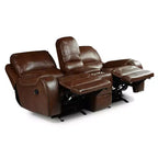Manual Glider Recliner Loveseat
