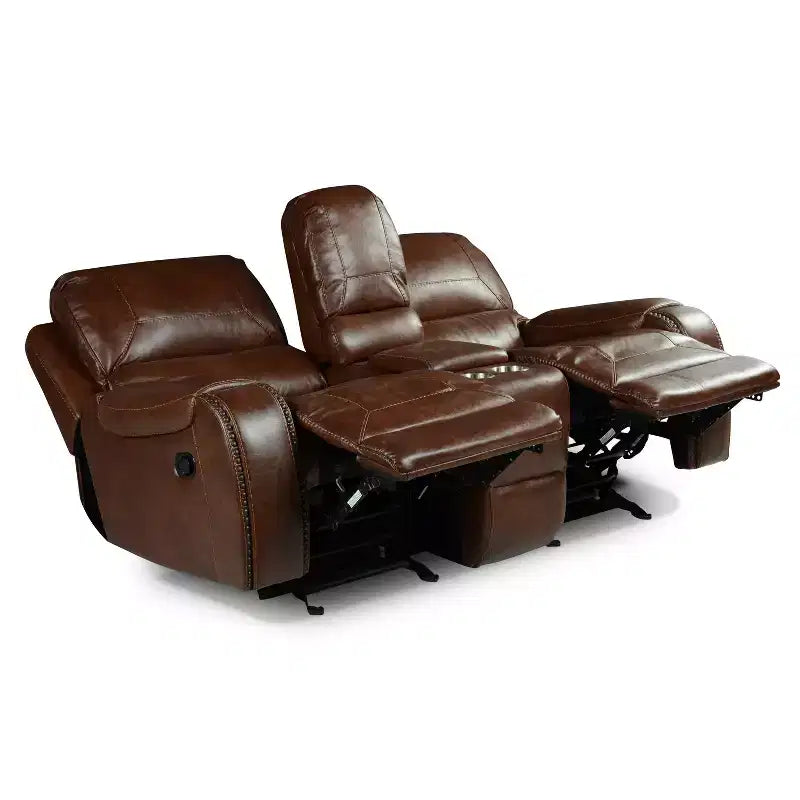 Manual Glider Recliner Loveseat