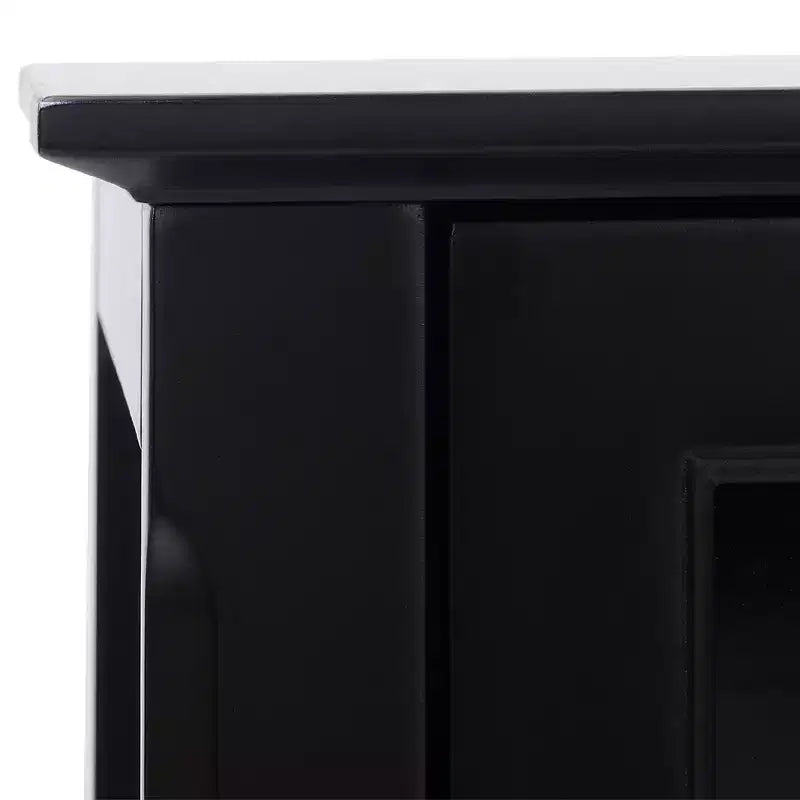 Sideboard Display Cabinet with Double Framed Glass Doors, 2 Adjustable Shelves, and Elevated Base