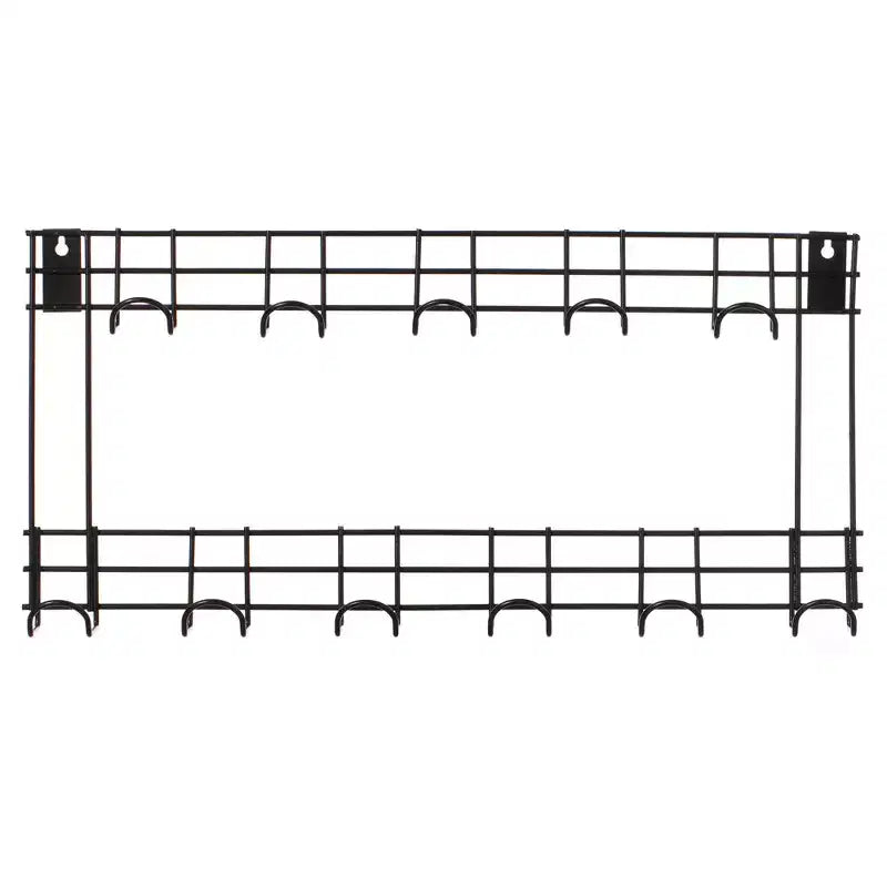 Wall Mount Garden Tool Storage Rack Hook On Garage, Garden and Yard, Black