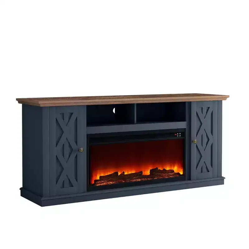 68 Freestanding Electric Fireplace TV Stand for TVs up To 78