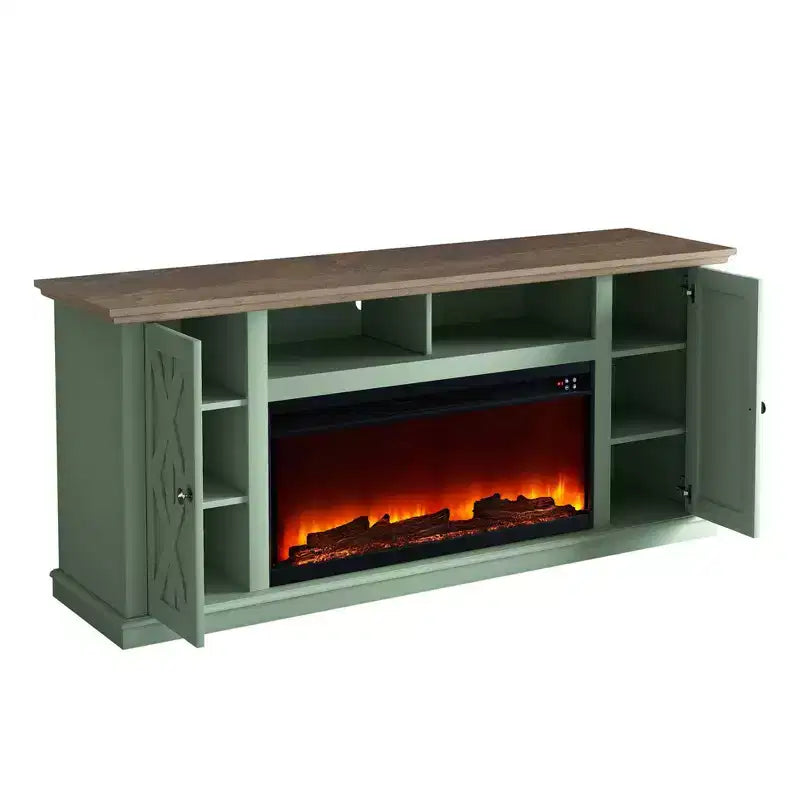 68 Freestanding Electric Fireplace TV Stand for TVs up To 78